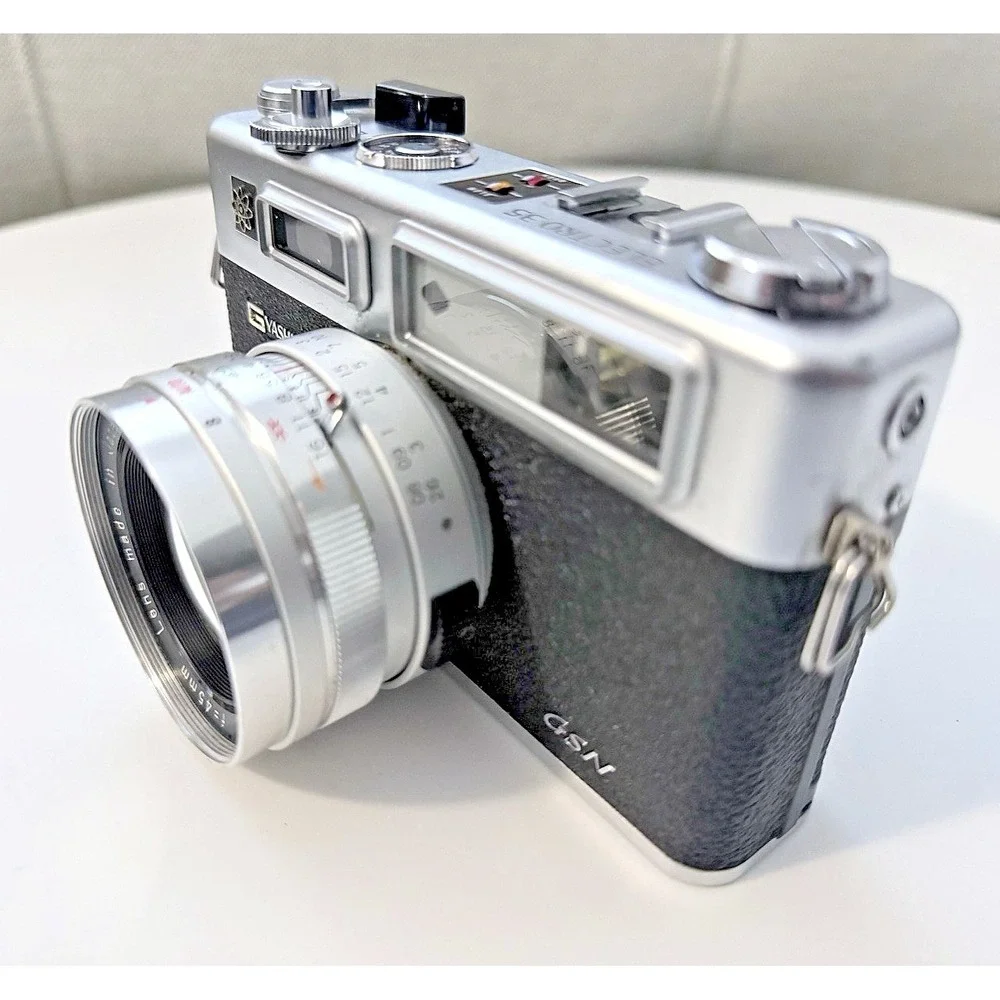 Yashica Electro 35 GSN 45mm f/1.7 35mm Film Spider-Man Rangefinder Camera Flash